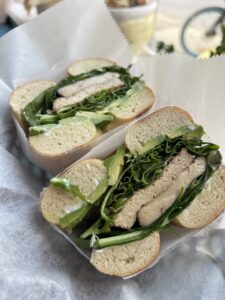 Sumatra Cafe marinated tofu sandwich